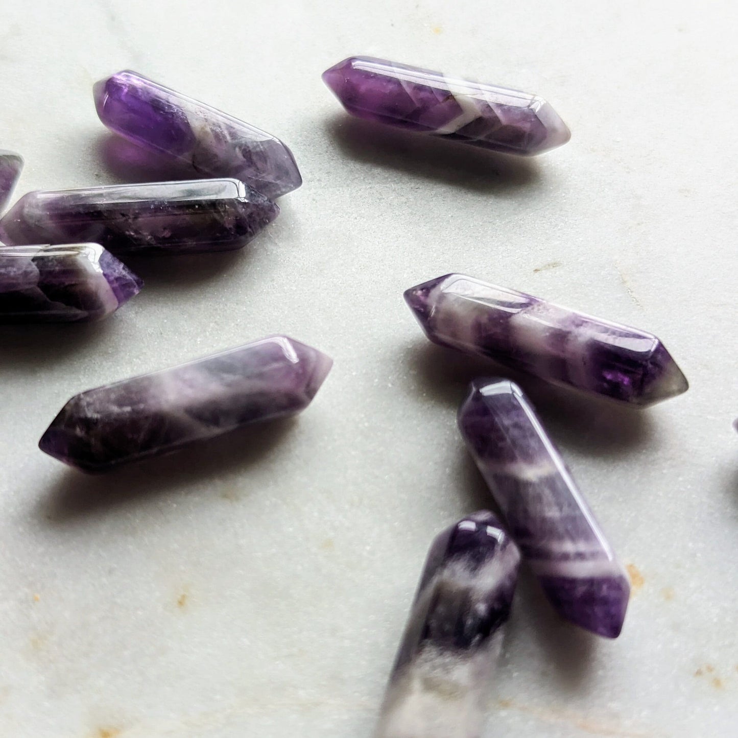 Boucles d'oreilles en améthyste