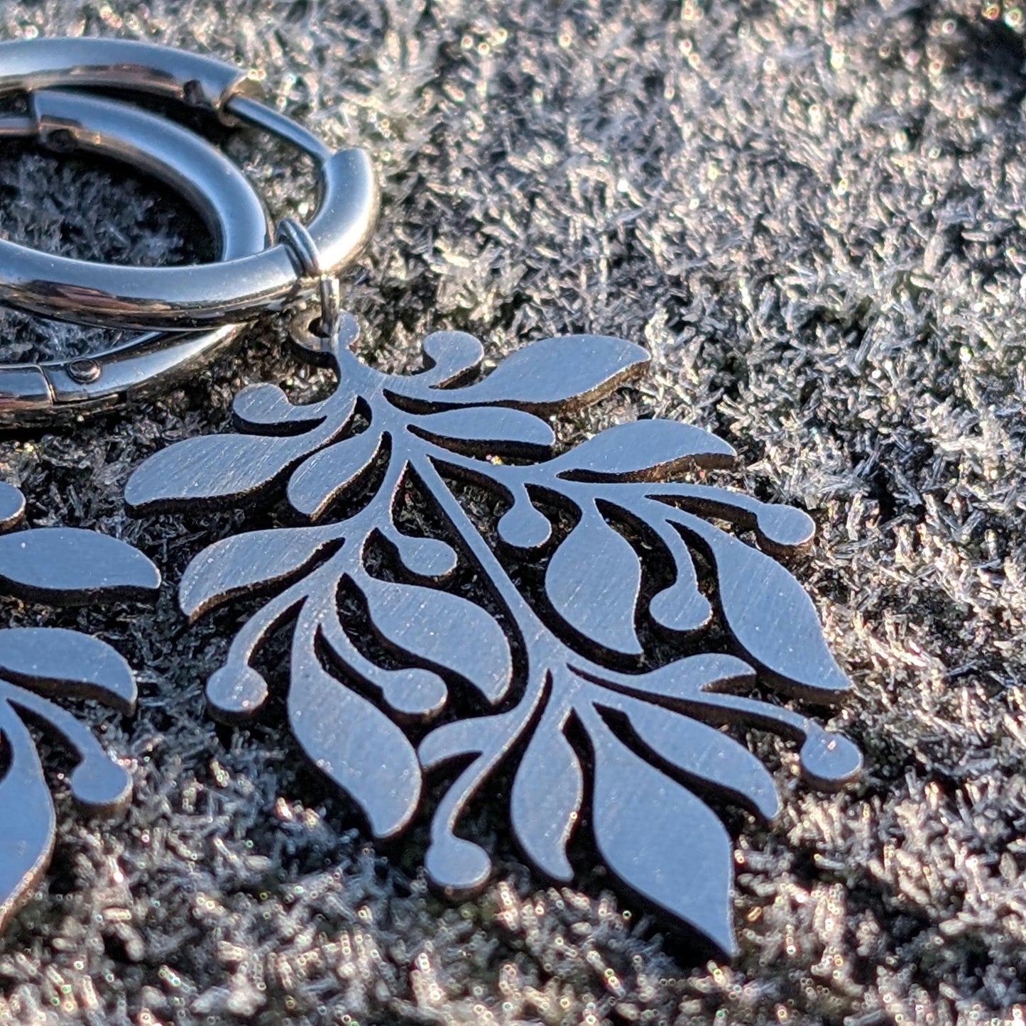 Parure de bijoux « Ornement Vintage » en acier inoxydable