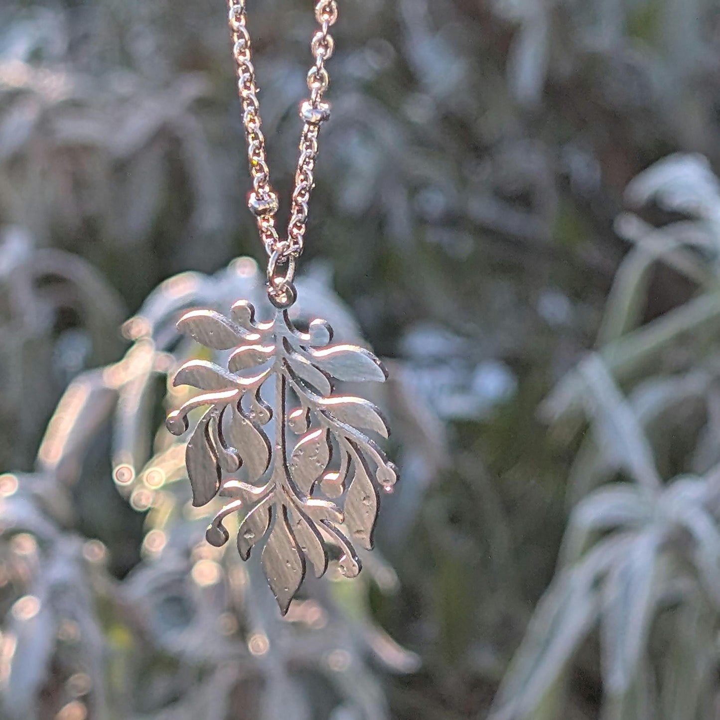 Parure de bijoux « Ornement Vintage » en acier inoxydable