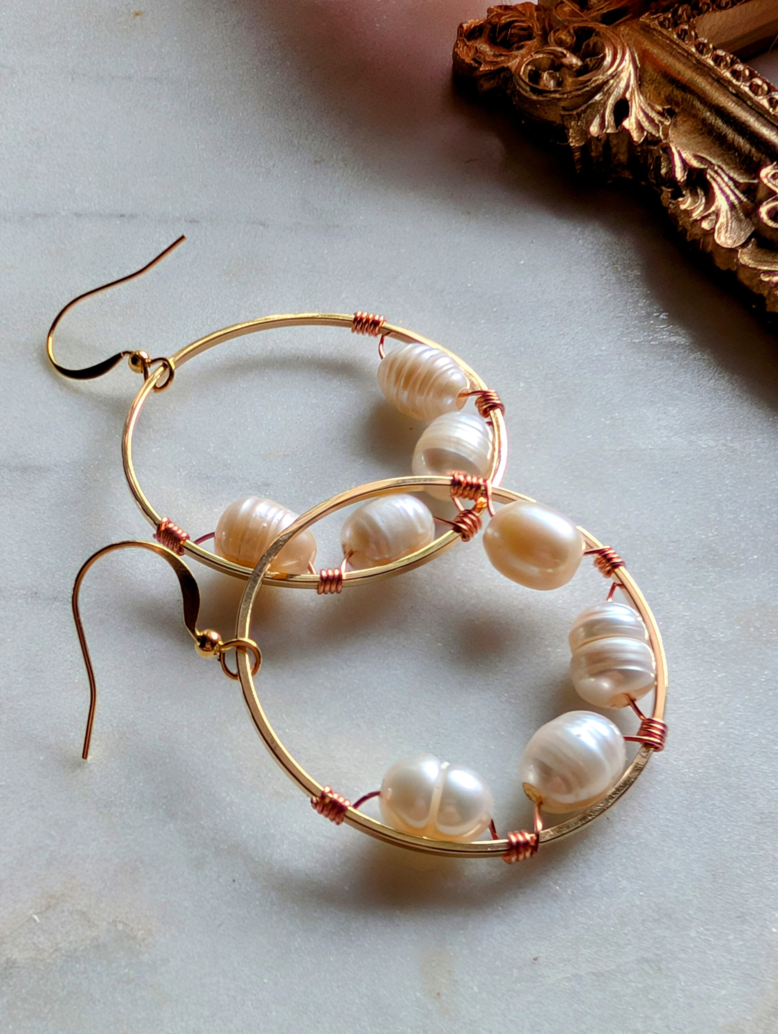 Ohrhänger: Handgefertigt mit Perlen, Edelsteinen & mehr