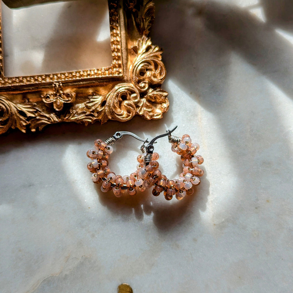 Rocailles earrings "Rosalie"