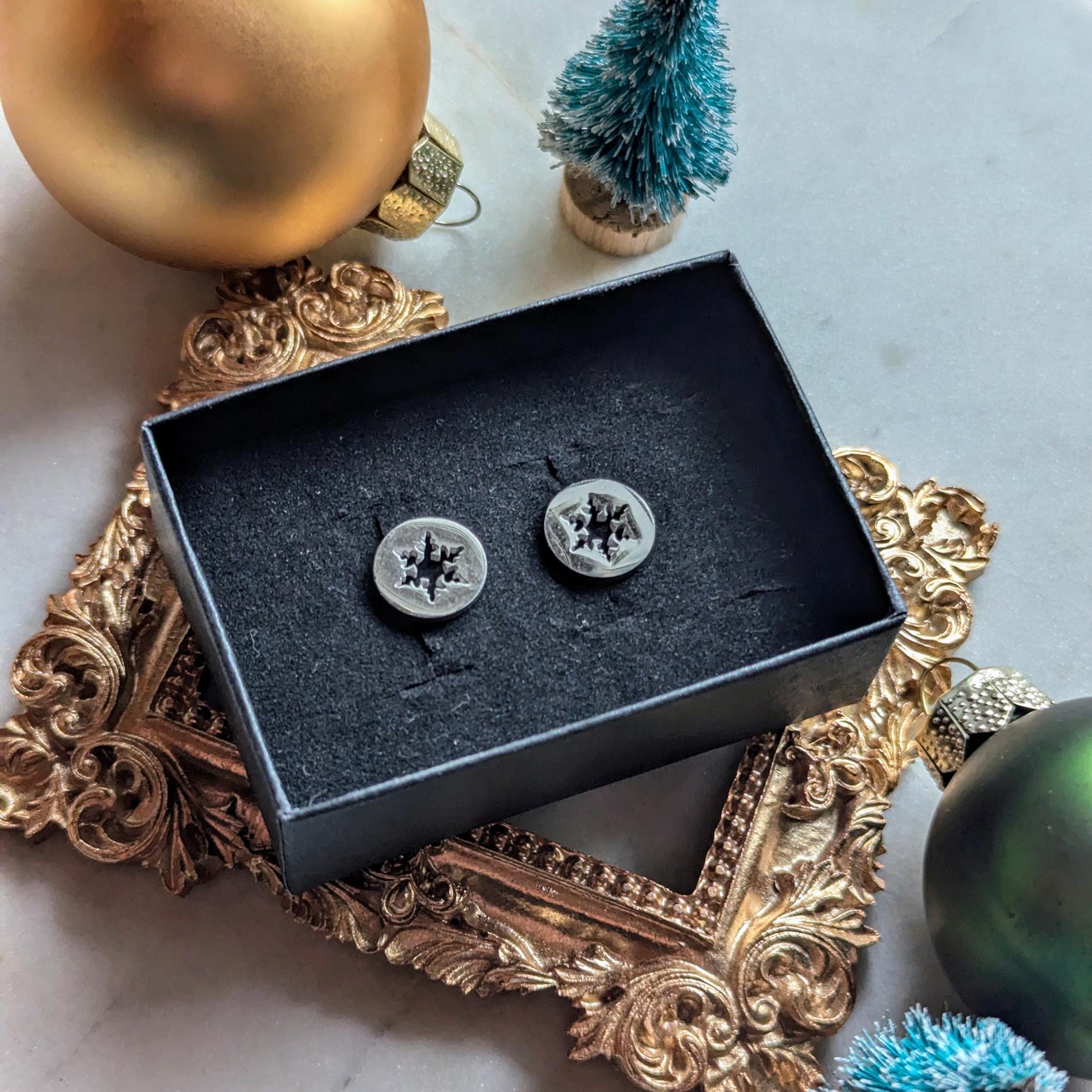 Ohrstecker "Winter Wonderland" – Schneeflocken & Edelstahl