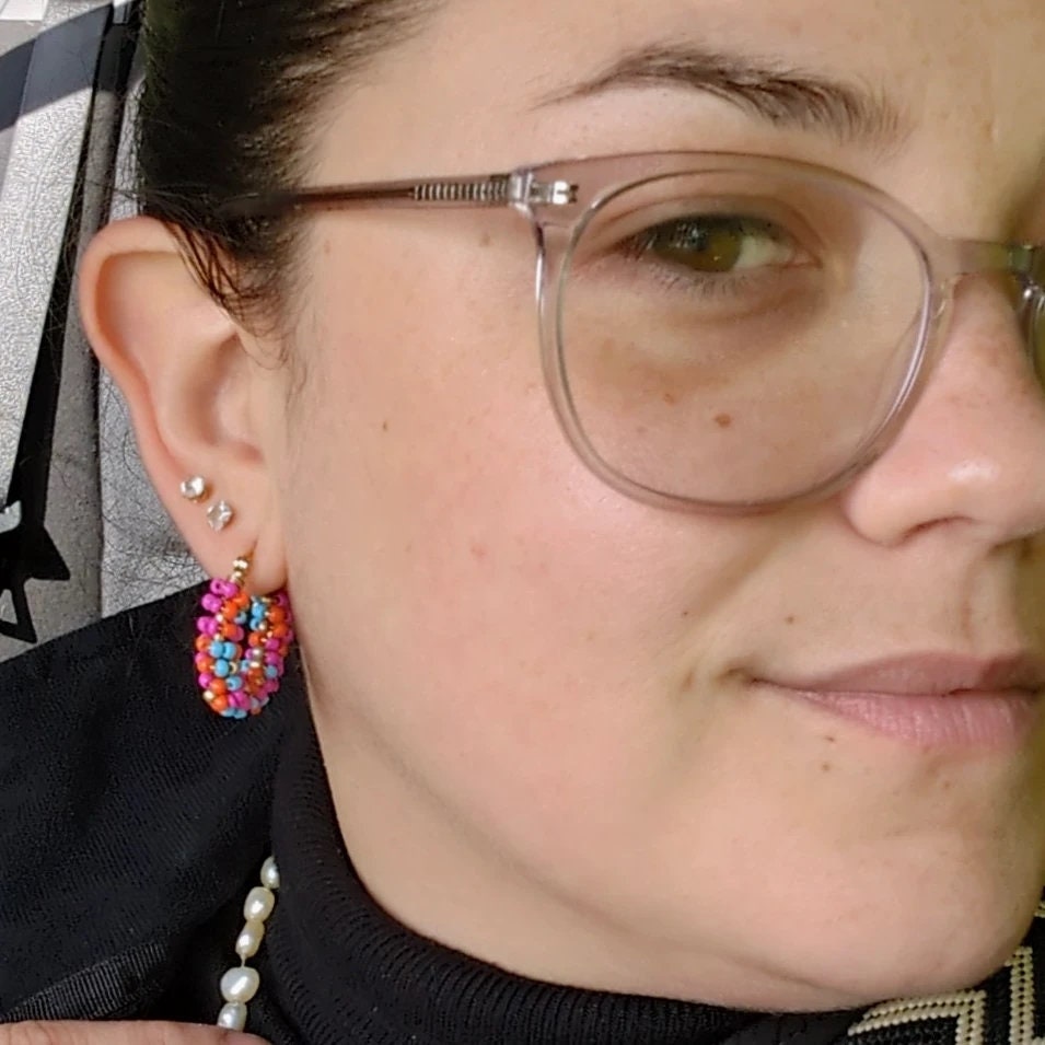 Rocailles earrings "Confetti"