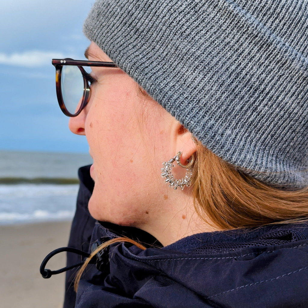 Rocailles earrings "Glitter"