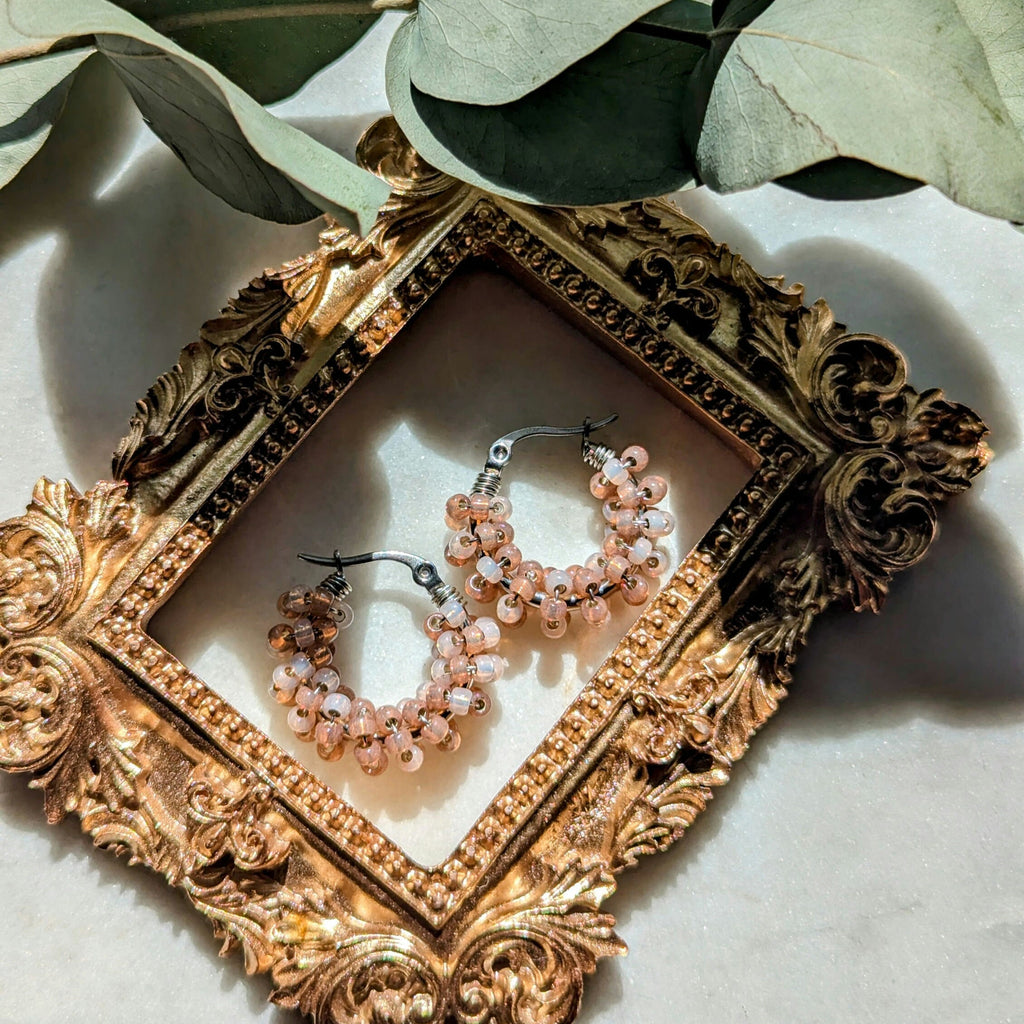 Rocailles earrings "Rosalie"