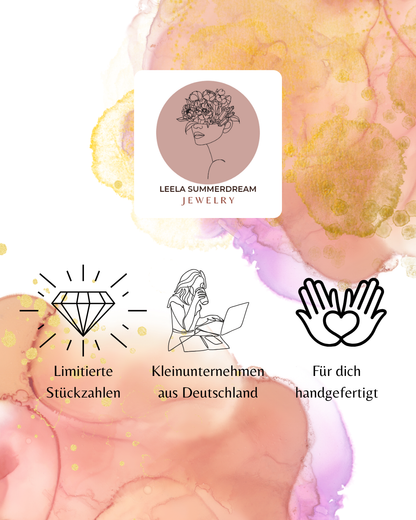 Creolen mit Edelstein Loop - Karneol
