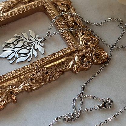 Parure de bijoux « Ornement Vintage » en acier inoxydable