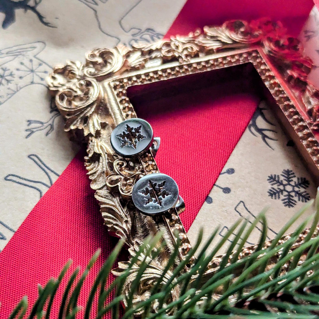 Ohrstecker "Winter Wonderland" – Schneeflocken & Edelstahl