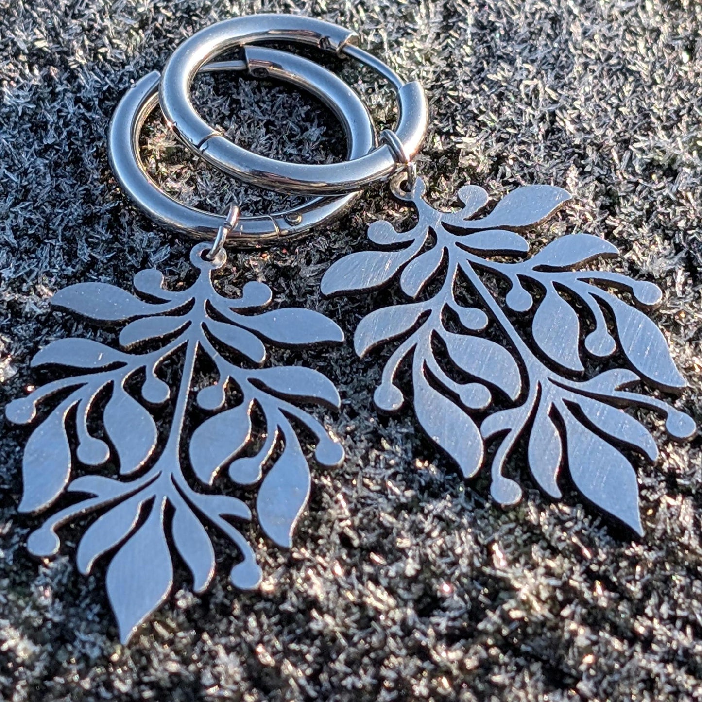 Parure de bijoux « Ornement Vintage » en acier inoxydable