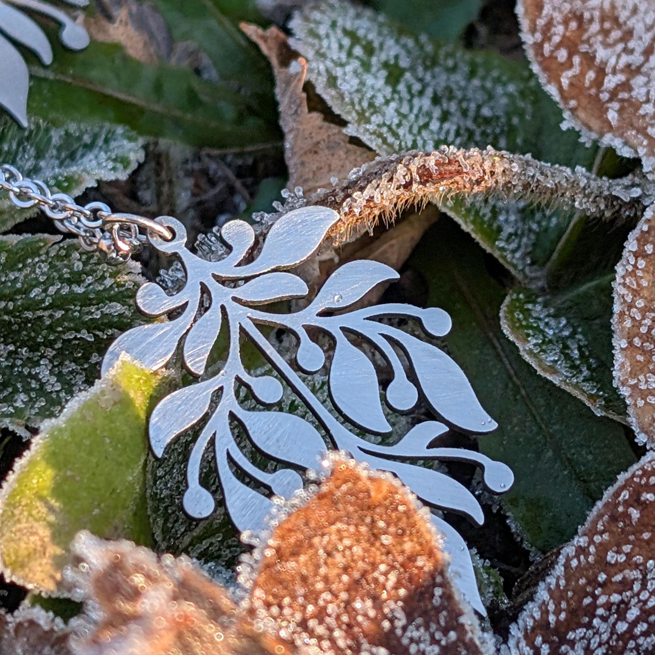 Schmuckset "Vintage Ornament" aus Edelstahl