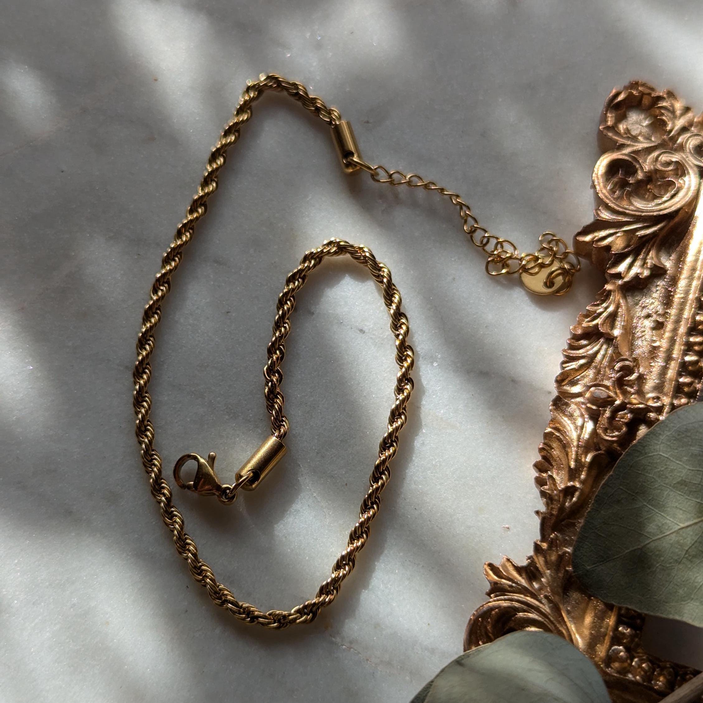 Schlichtes Edelstahl-Fußkettchen aus Schlangenkette – Minimalistisches Design für klare Linien