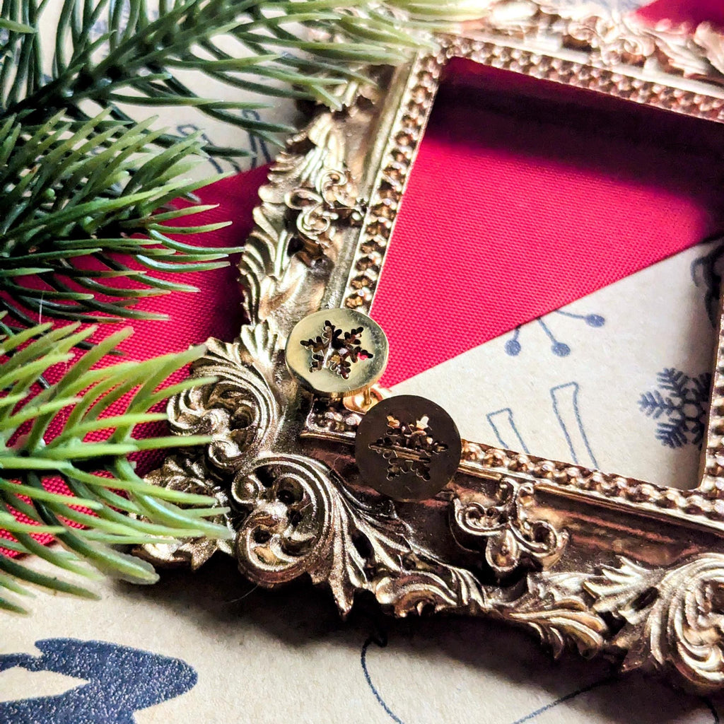 Ohrstecker "Winter Wonderland" – Schneeflocken & Edelstahl