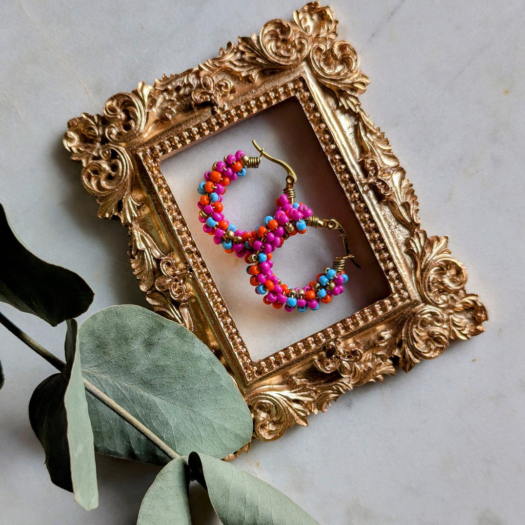 Rocailles earrings "Confetti"