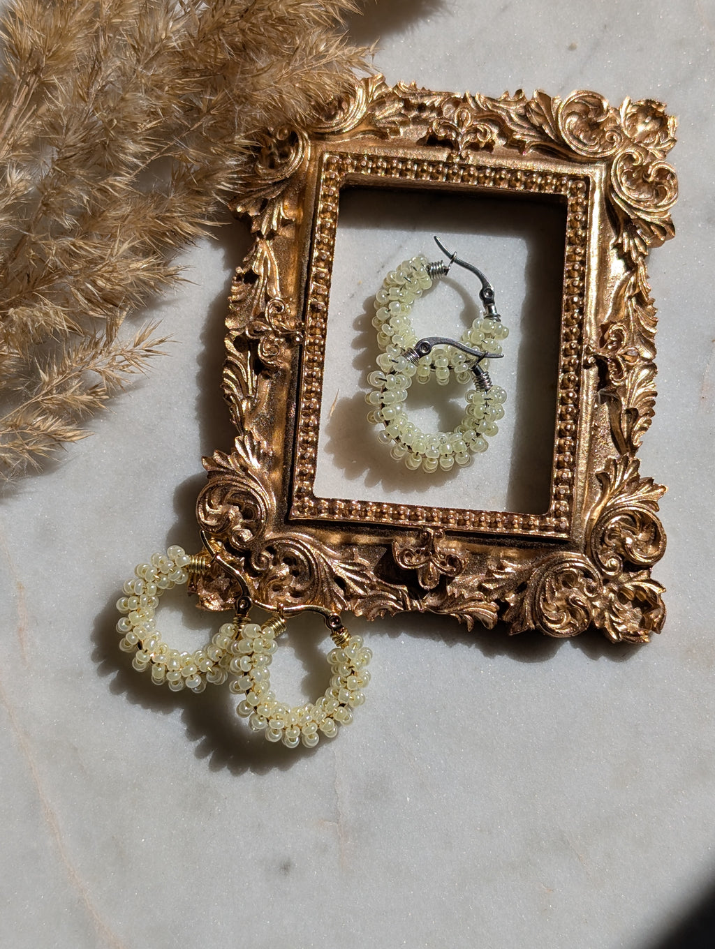 Jellyfish rocaille earrings