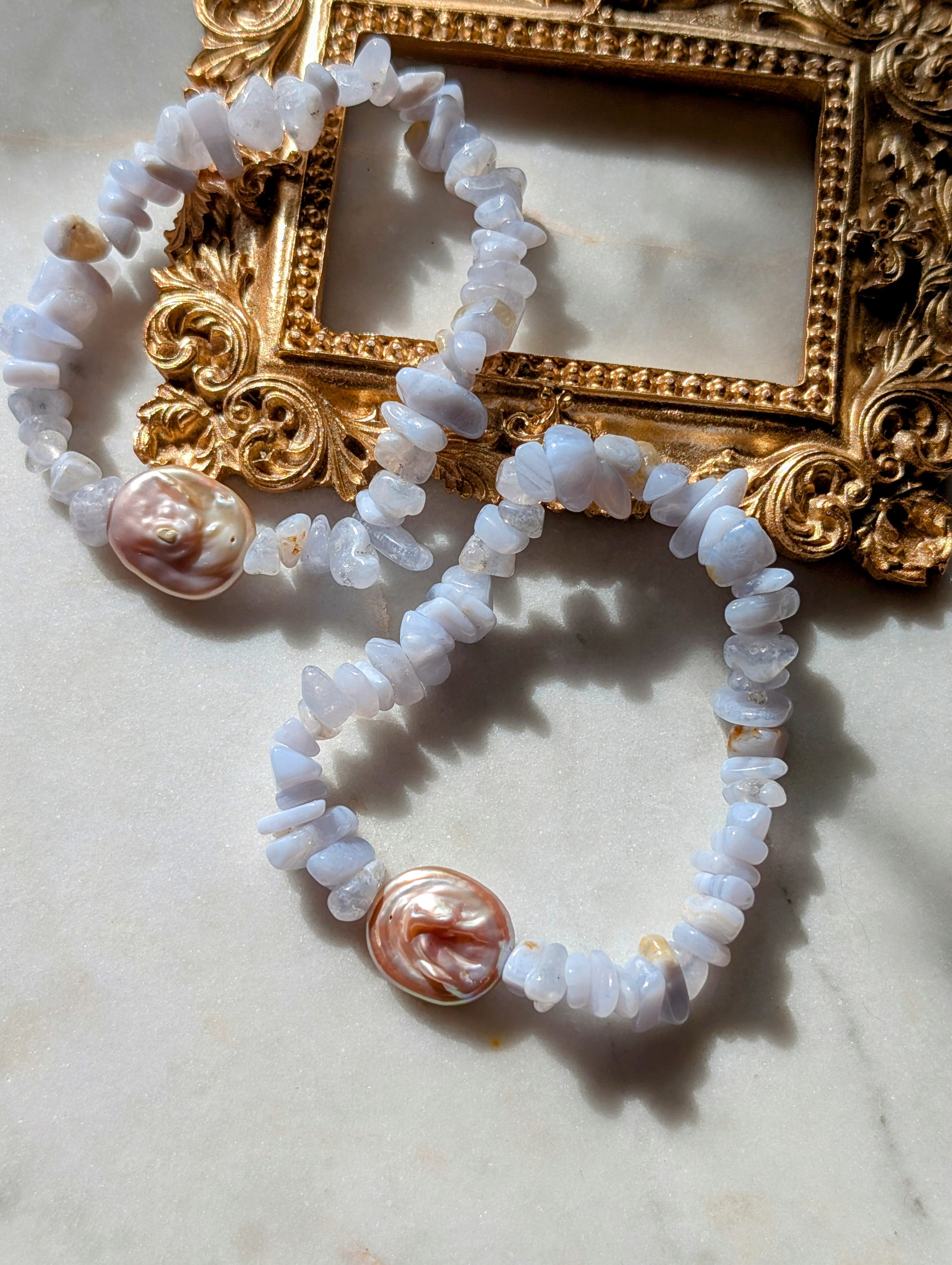 Edelsteinarmband "Wolkenflüstern"