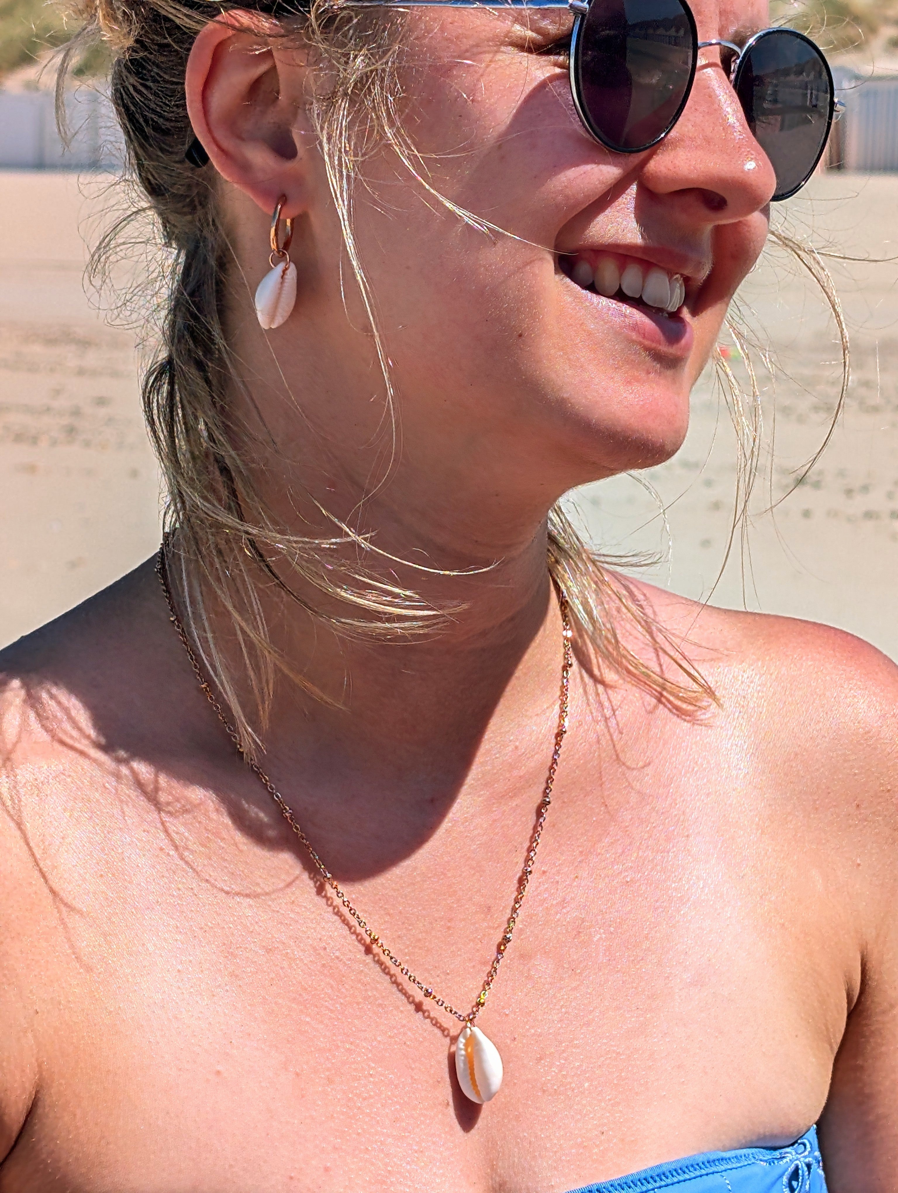 Muschelkette mit Kauri Muschel