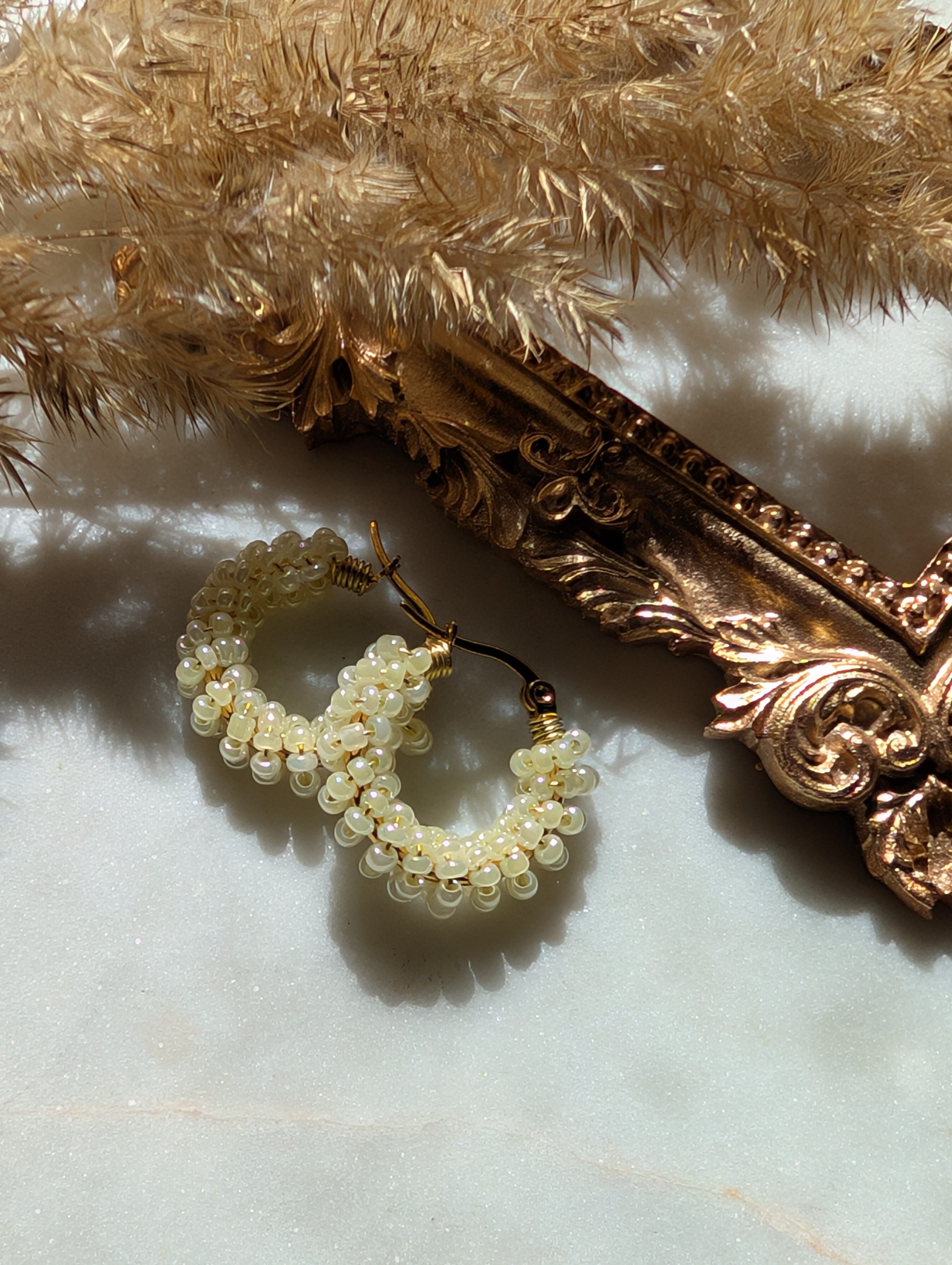 Jellyfish rocaille earrings