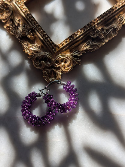 Jellyfish rocaille earrings