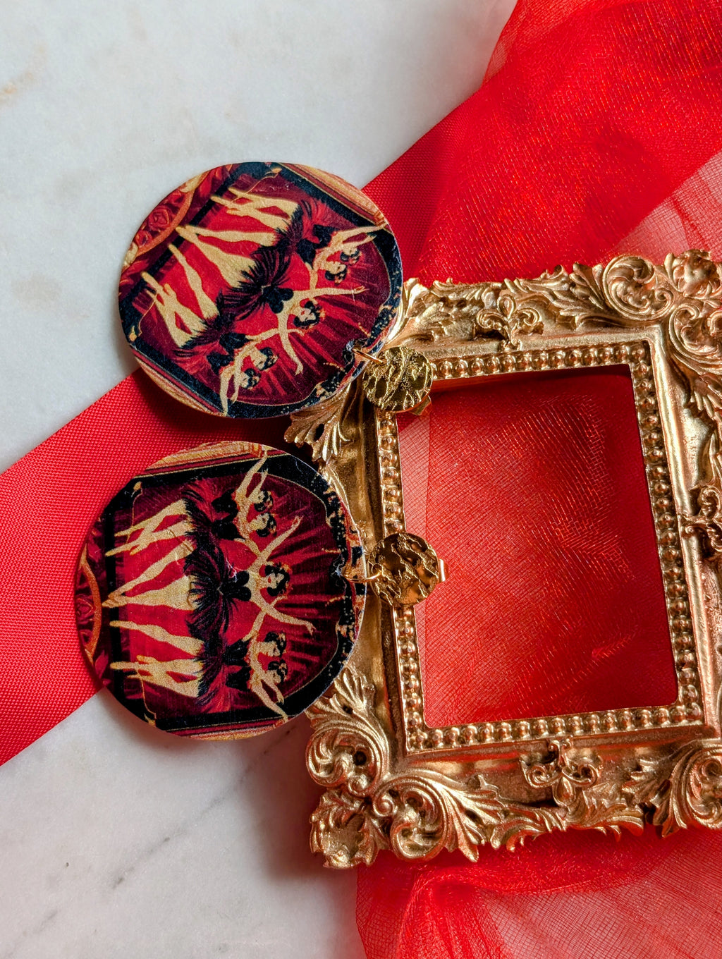 Ballerina-Ohrstecker "Die Tänzerinnen"