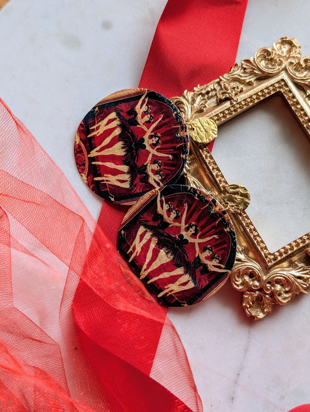 Ballerina-Ohrstecker "Die Tänzerinnen"