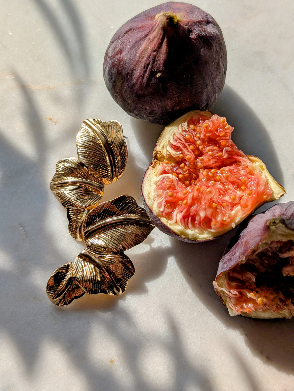 Statement Ohrstecker "Bali-Blätter"