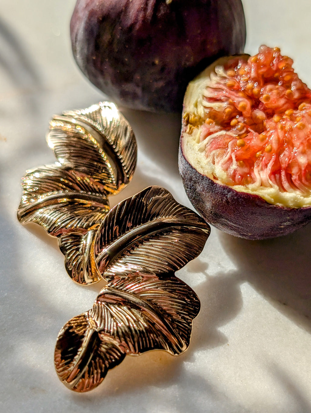 Statement Ohrstecker "Bali-Blätter"