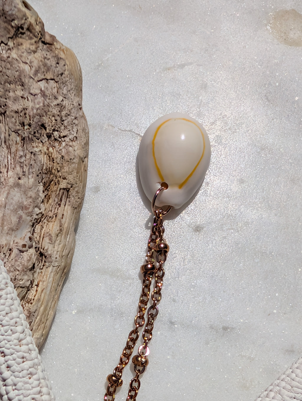 Muschelkette mit Kauri Muschel