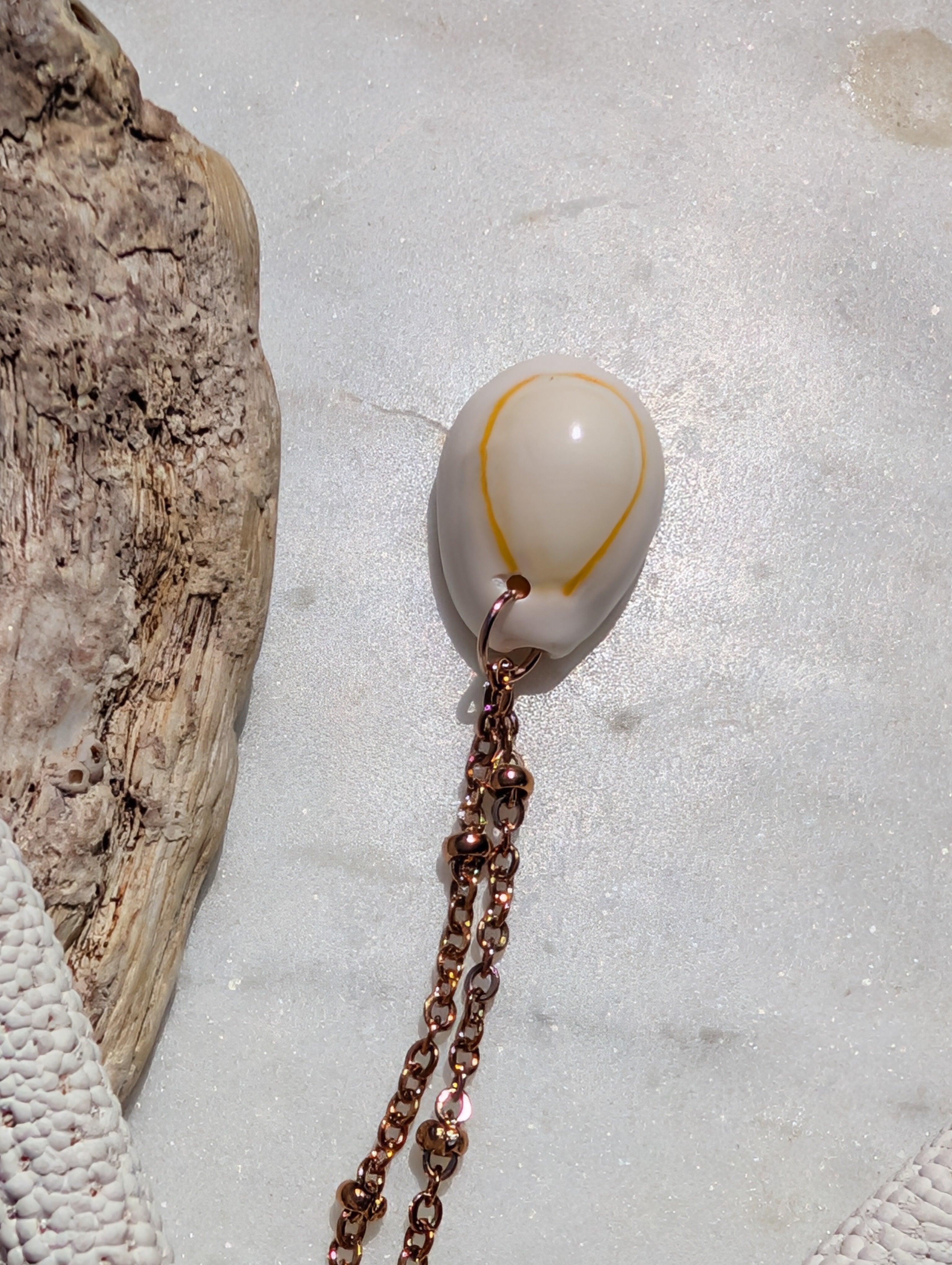 Muschelkette mit Kauri Muschel