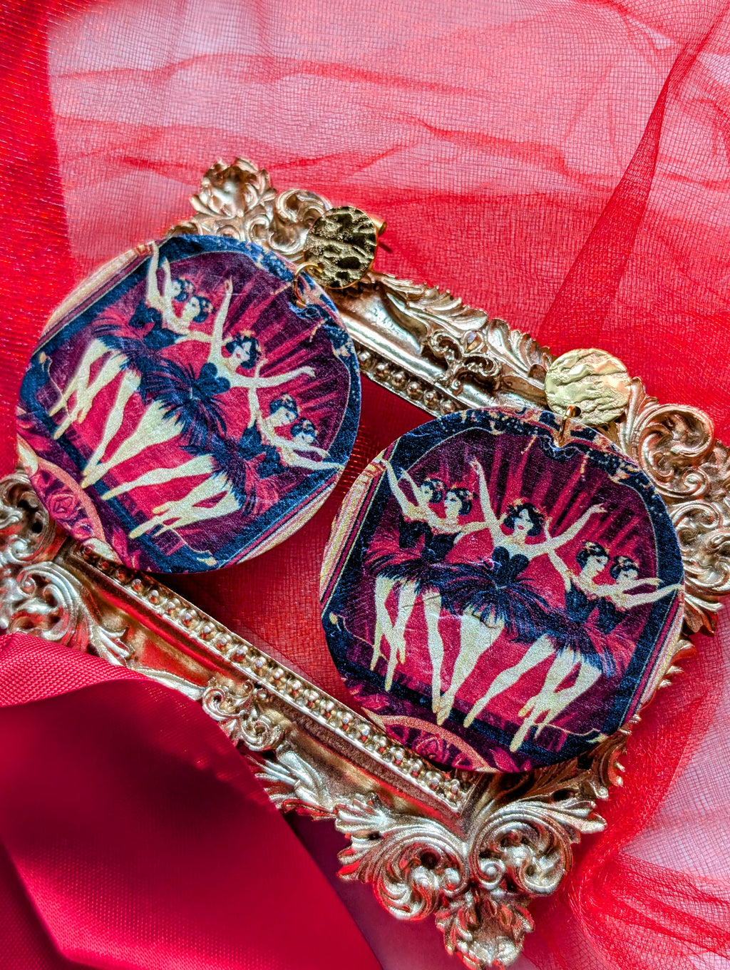 Ballerina-Ohrstecker "Die Tänzerinnen"