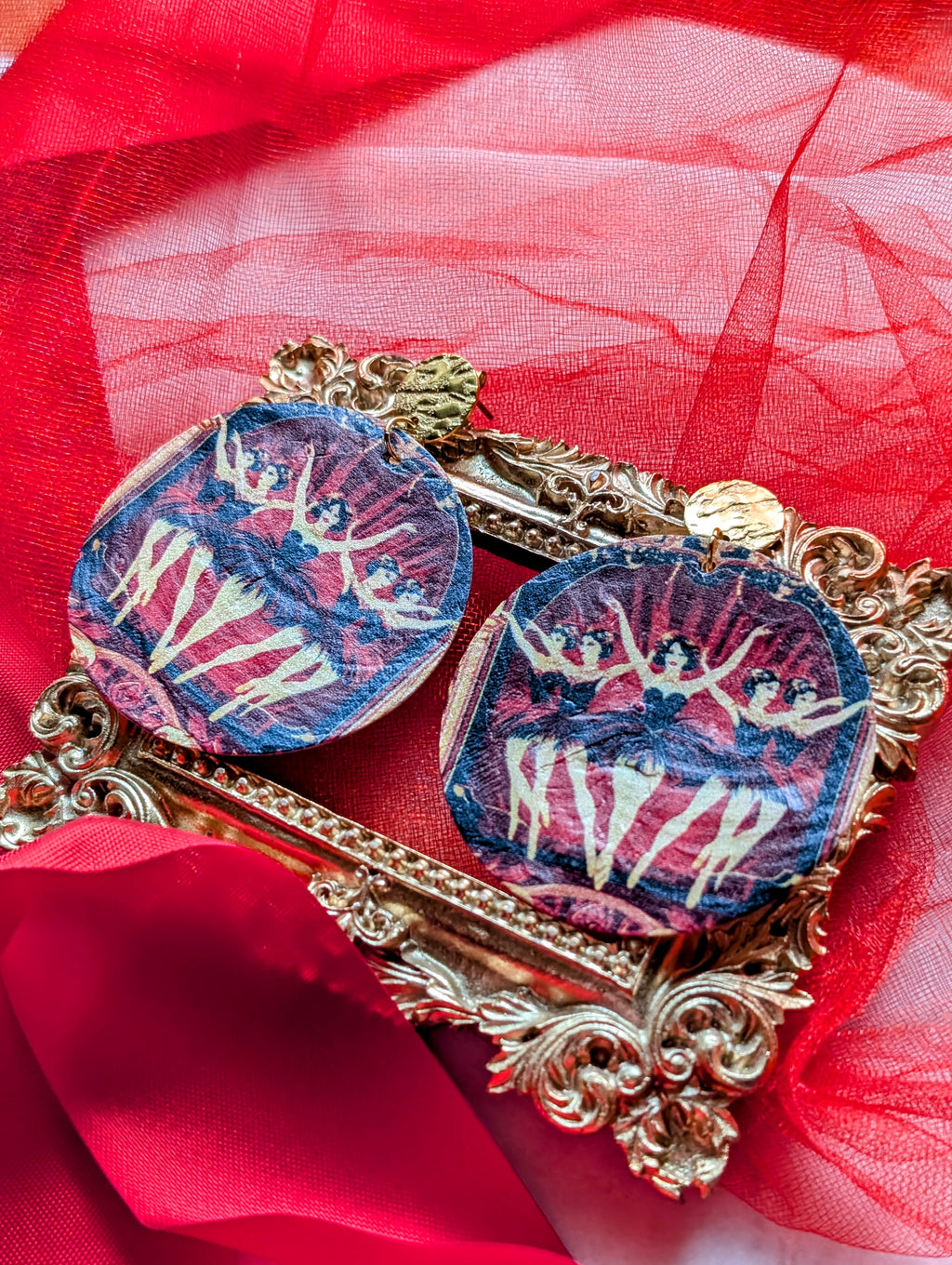 Ballerina-Ohrstecker "Die Tänzerinnen"