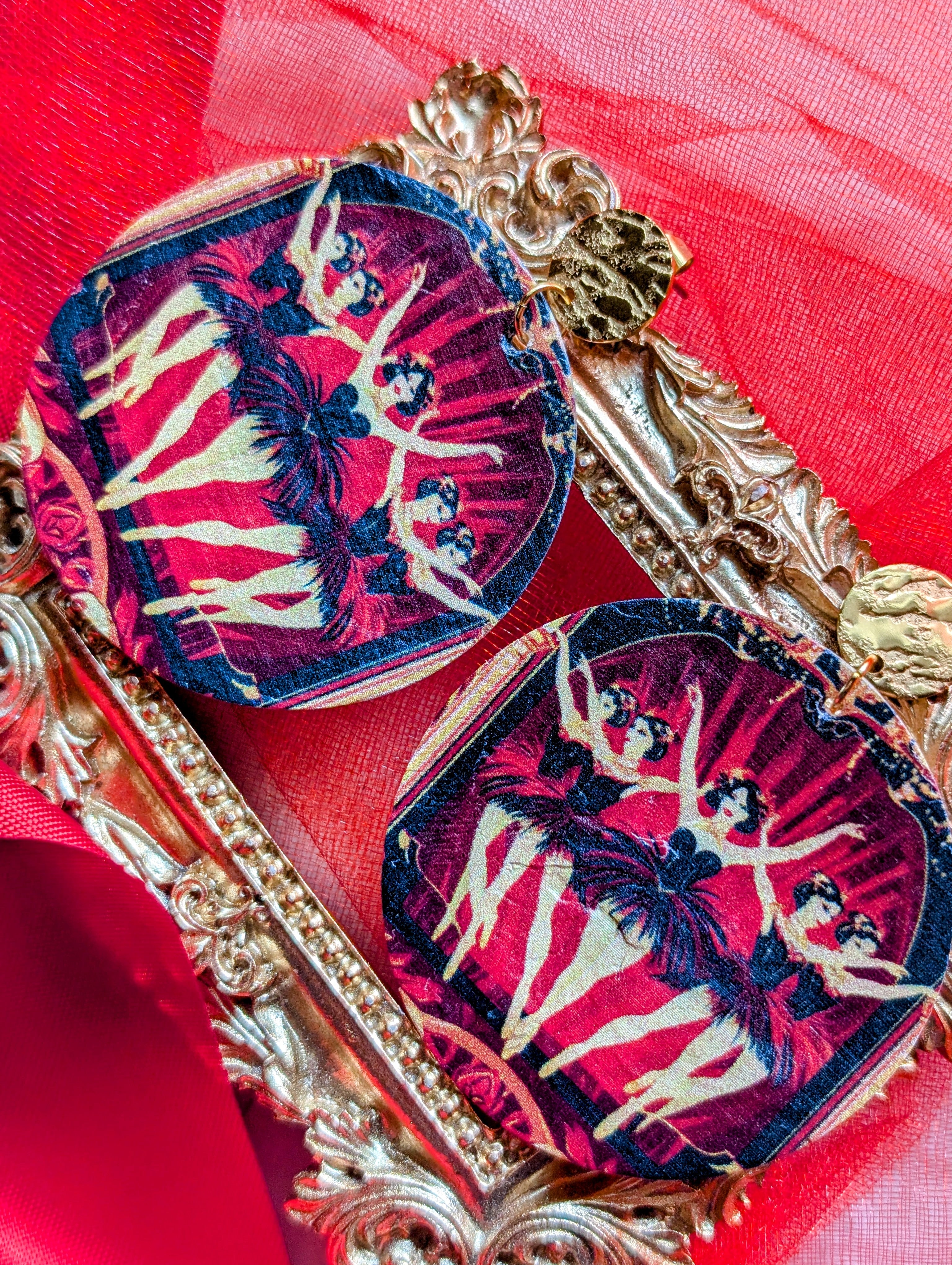 Ballerina-Ohrstecker "Die Tänzerinnen"