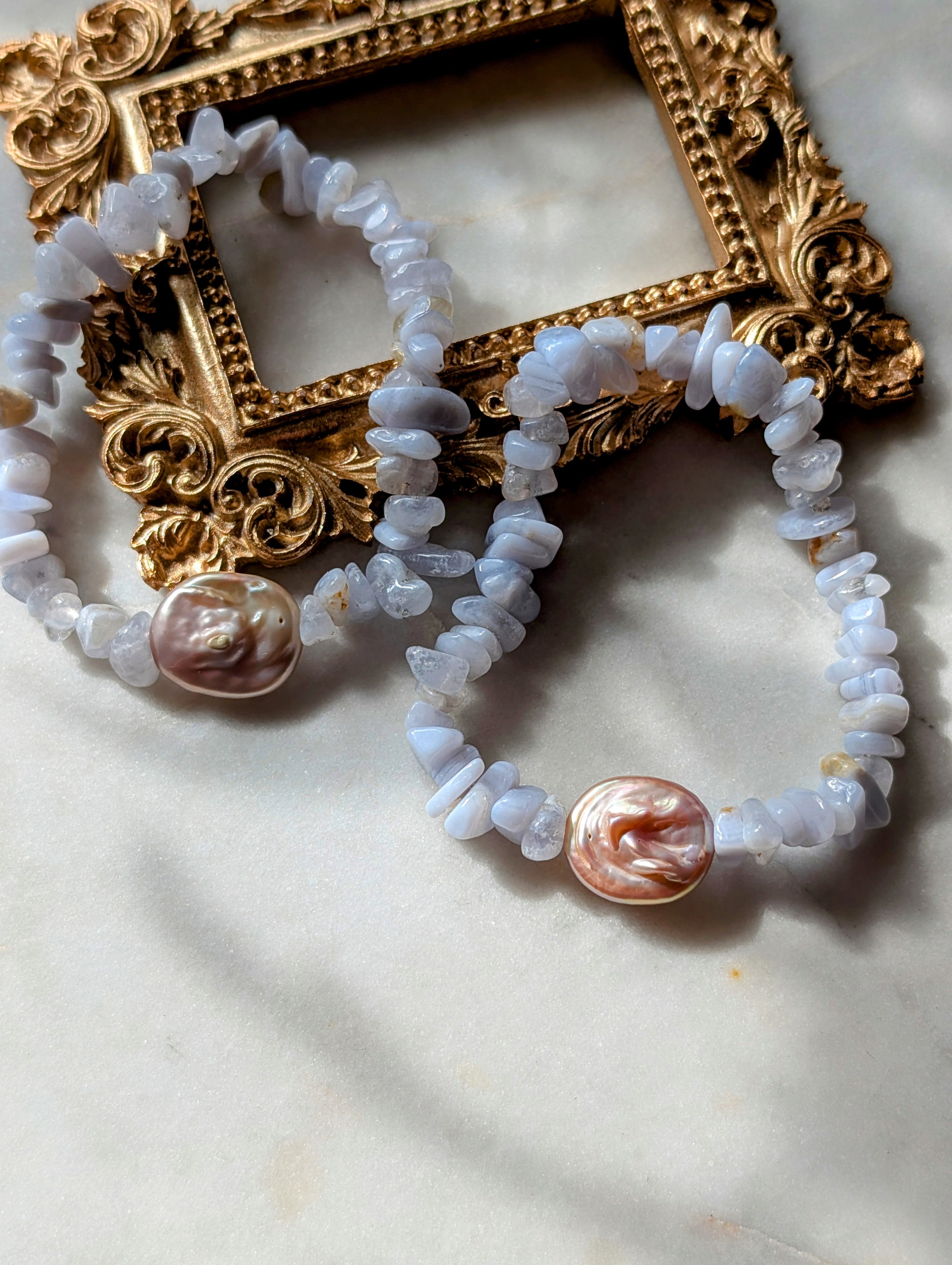 Edelsteinarmband "Wolkenflüstern"