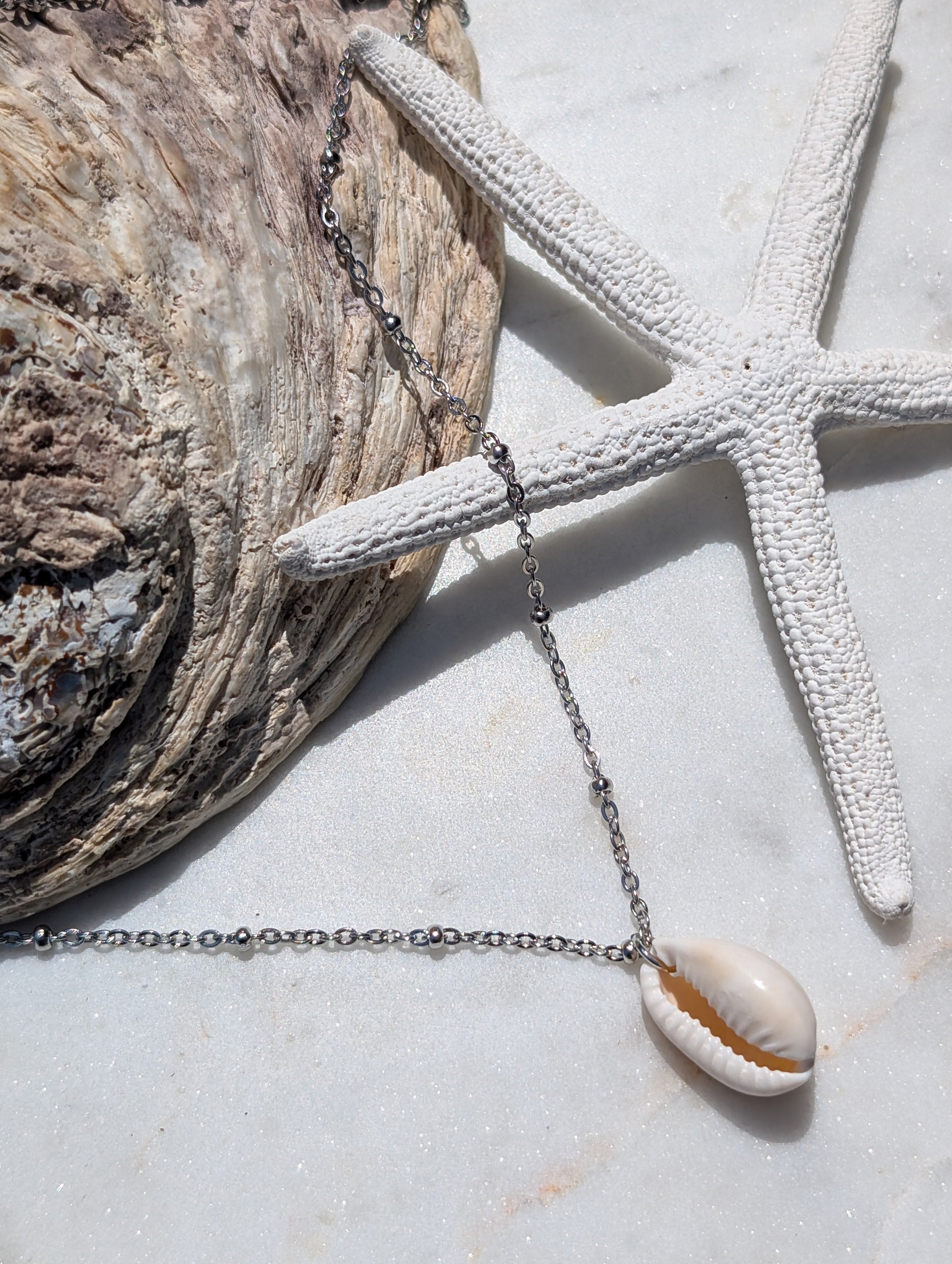 Muschelkette mit Kauri Muschel