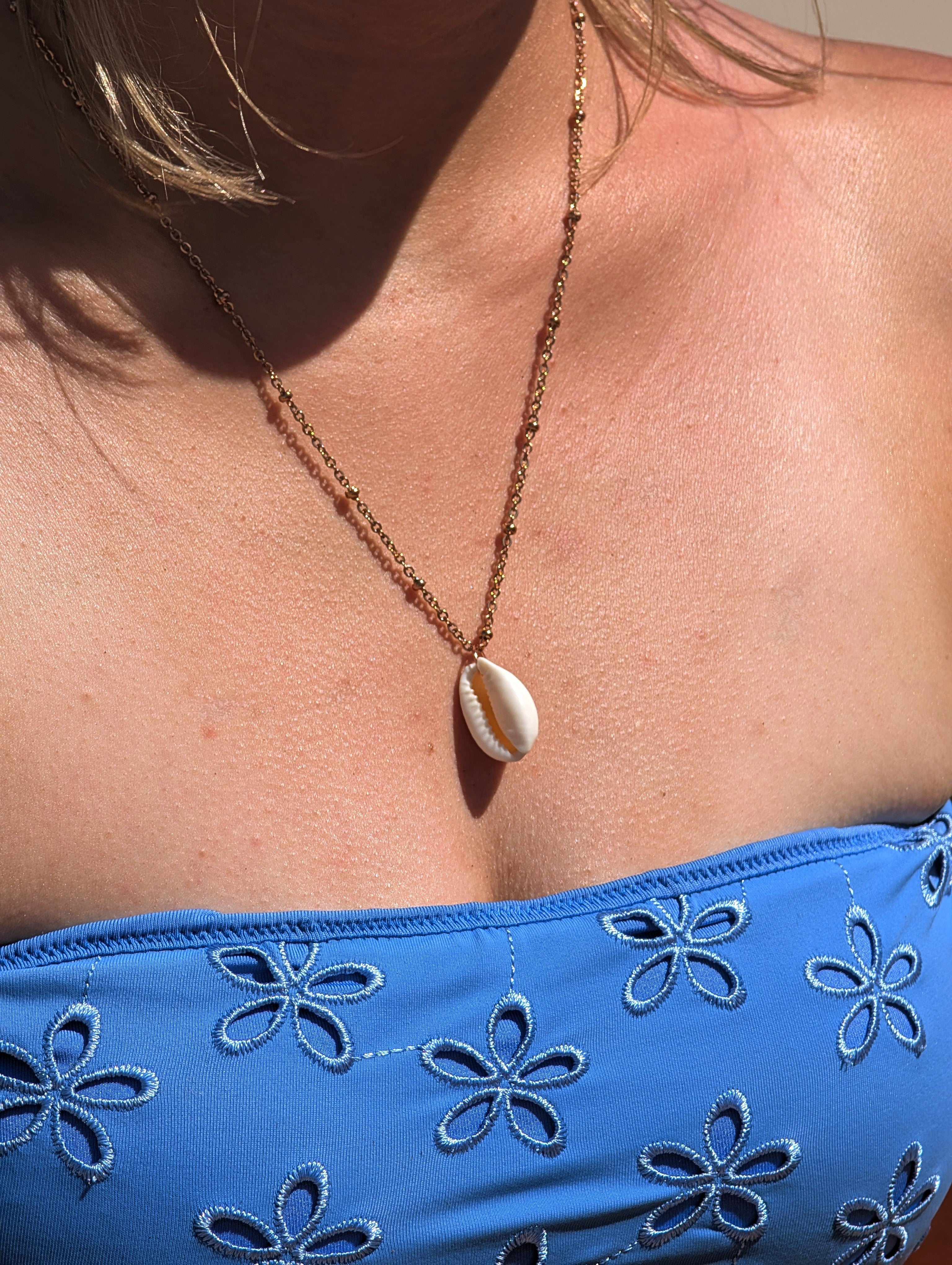 Muschelkette mit Kauri Muschel