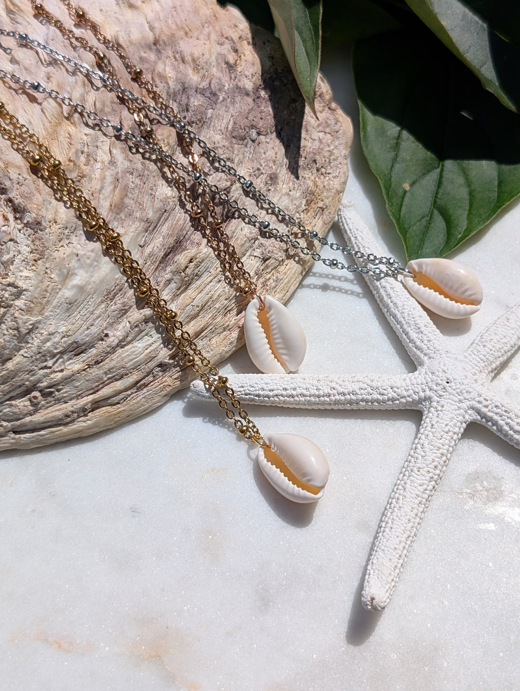 Muschelkette mit Kauri Muschel