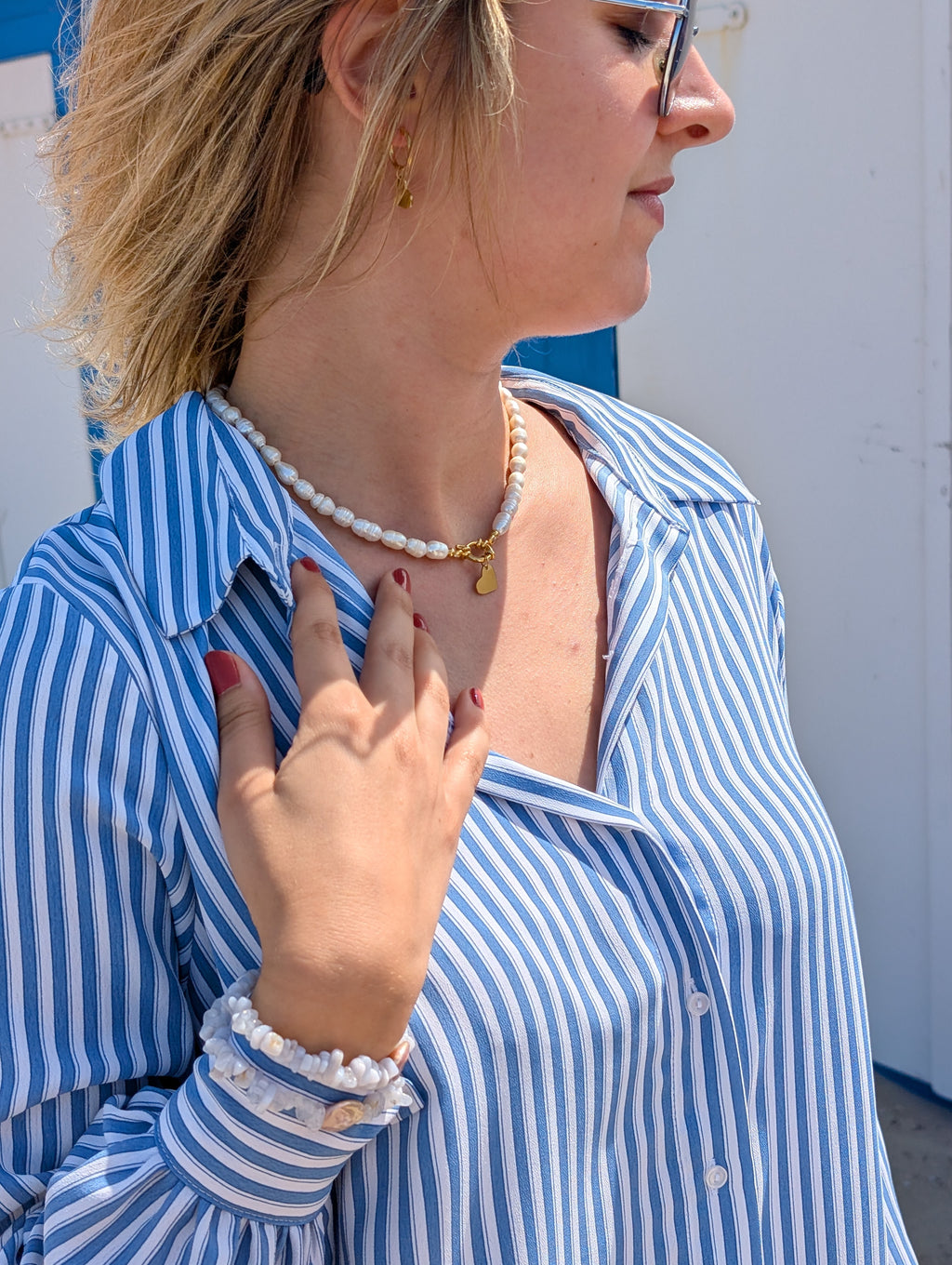 Edelsteinarmband "Wolkenflüstern"