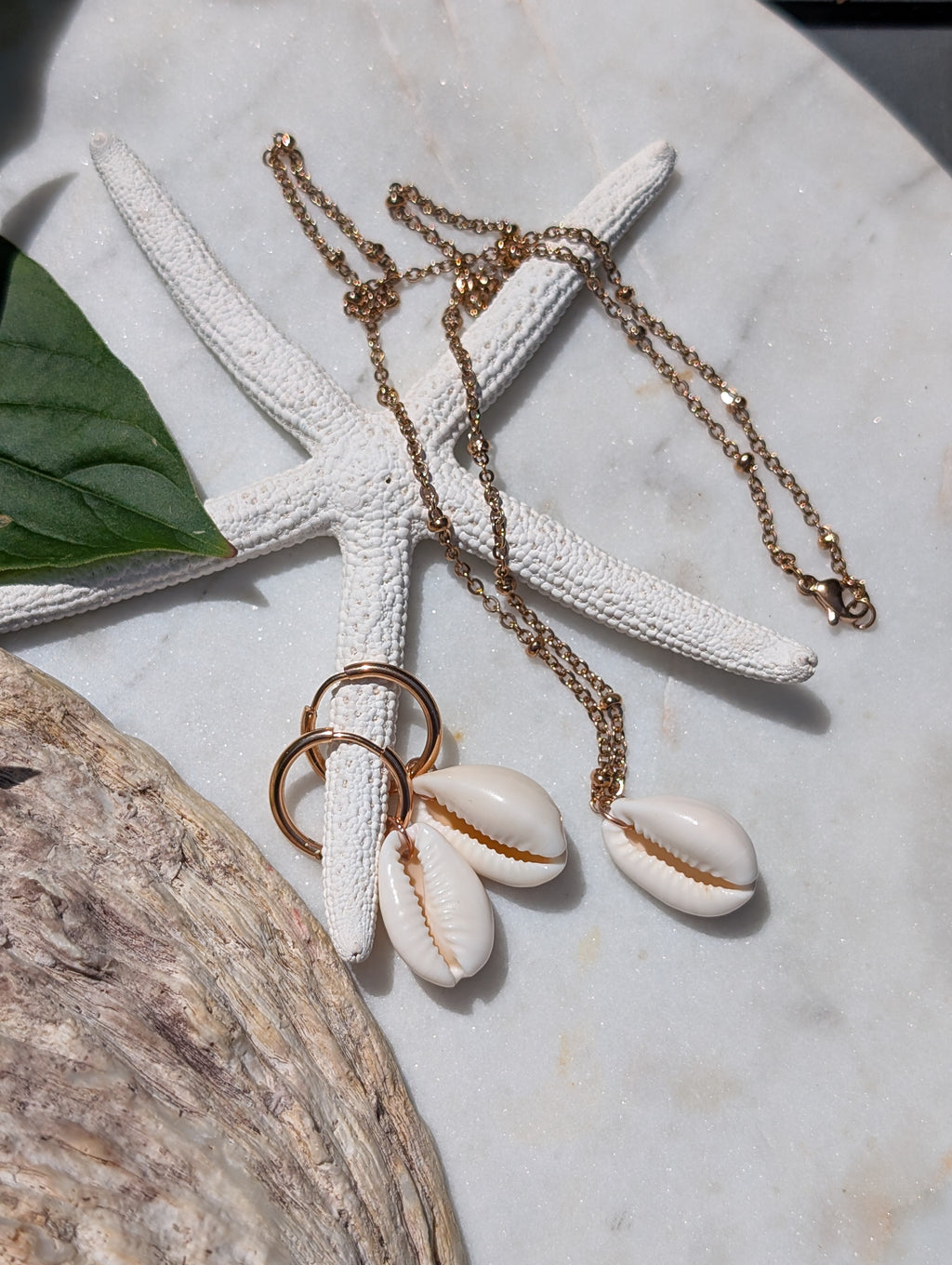 Muschelkette mit Kauri Muschel